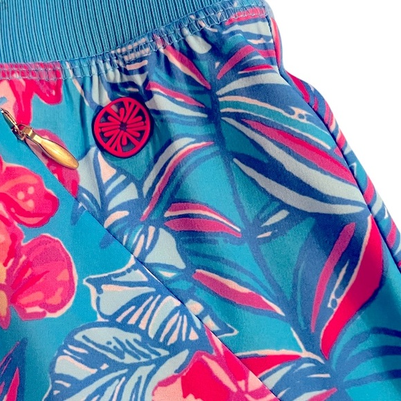 Lilly Pulitzer Fara Skort in Cumulus Blue Orchid Oasis S - Picture 5 of 10